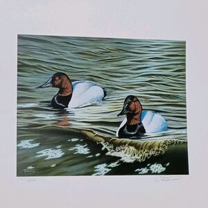 Tim Donovan Ducks Unlimited "Wave Dancers" Print Signed 2002 North Carolina